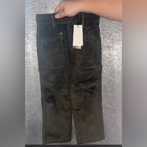 “Honor The Gift” Kids Green Corduroy Pants